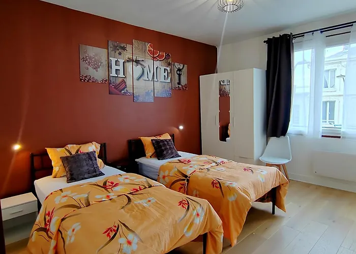 En Centre - 5 Min De La Gare - 62 M2 - 1 A 6 Pers